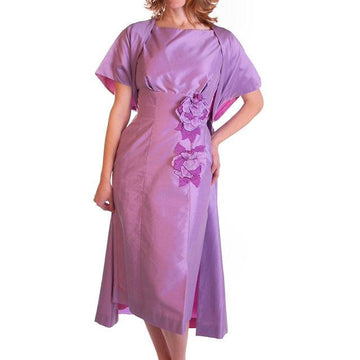 Vintage Dress & Coat Purple Changeable Taffeta  1950s 32-25-35 - The Best Vintage Clothing
 - 1