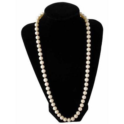 Vintage Imitation Pearls 8-9 MM Single Strand 24" 1940S Candlelight - The Best Vintage Clothing
 - 1