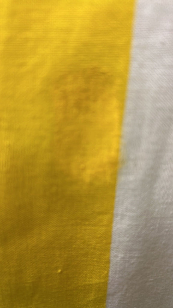 Vintage Vuokko Awning Stripe Gown, Iconic Style, Finnish Designer 1970s Yellow White marimekko The Best Vintage Clothing