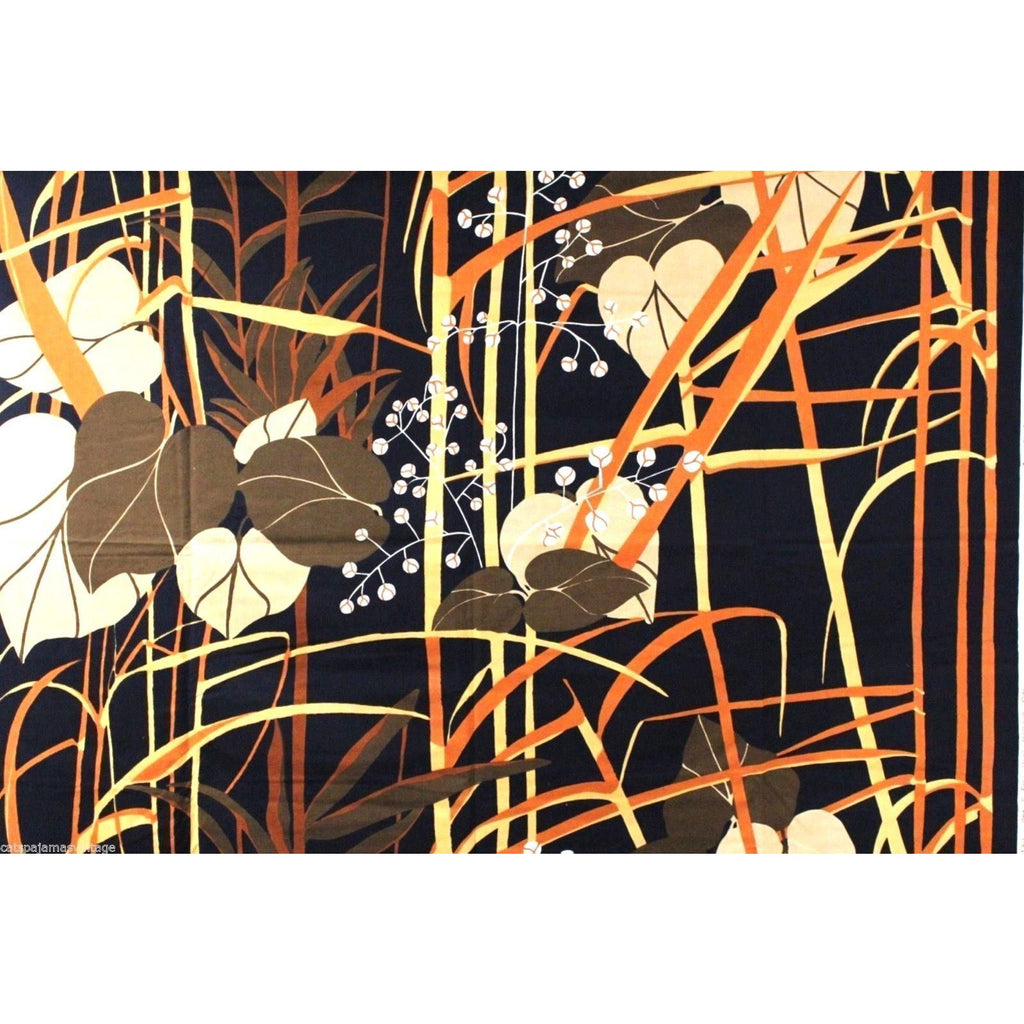 Tampella Elna Voss-Hellwig Retro Fabric Finland 1970s Remnant Finnish 45x 57 Tampella