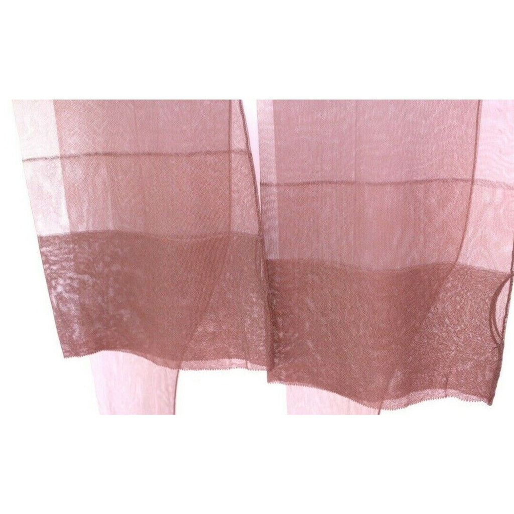 VTG Nylon Stockings La France #200 Seamed Hosiery DuPont Copper Glo Sz 9 Cuban La France