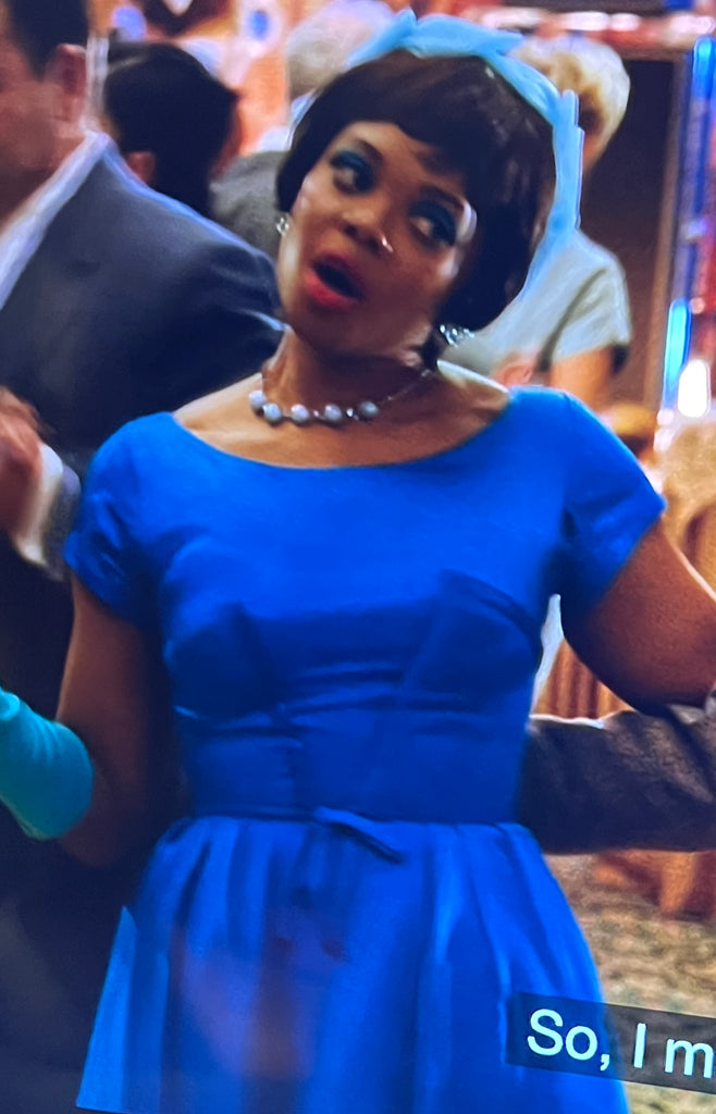 Hello, Tomorrow 1950s Party Dress / MCM /Electric Blue 50s Cocktail Wiggle Dress Peplum Hobble Dress S Women's,New Arrivals The Best Vintage Clothing