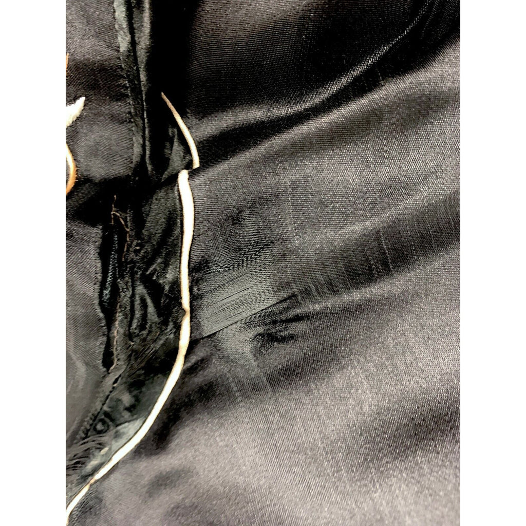 Antique Chinese Coat Silk Satin Bats Moth Lishui Gold Thread Waves Butterflies The Best Vintage Clothing