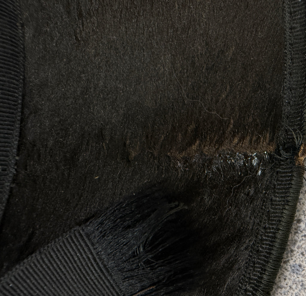 Antique Mens Stovepipe Hat Beaver Fur Felt 1880s J.H. Windsor Sz 7 Steampunk Men's Vintage The Best Vintage Clothing