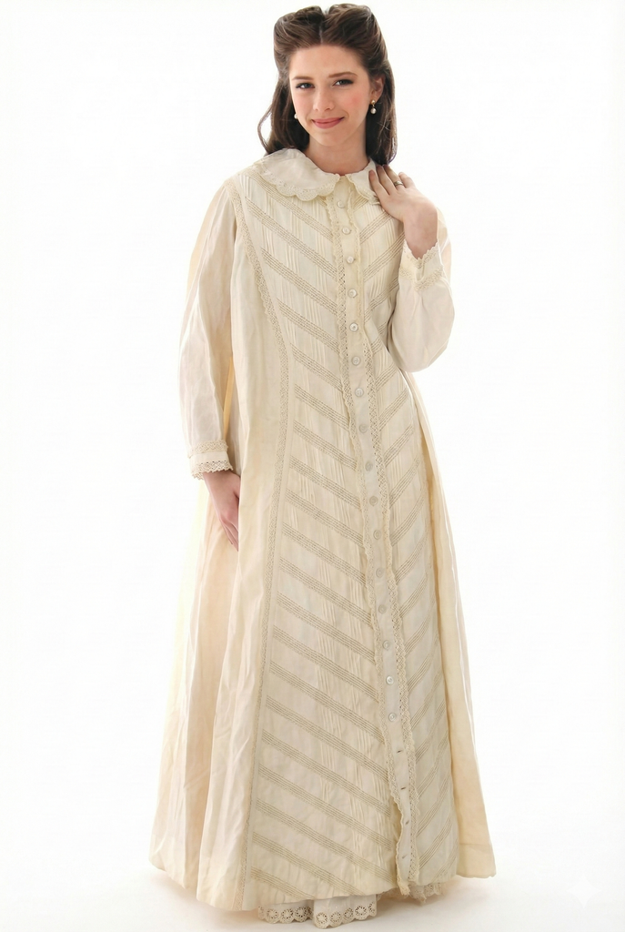 Antique Victorian 5-Pc Wedding Trousseau Set Fancy Whites Large Romantic Cottage Women's,New Arrivals The Best Vintage Clothing