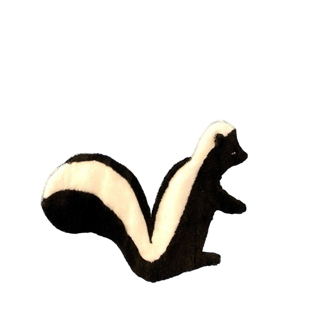 1950’s Felt NWT Sid Harris Skunk Applique Circle Skirt XS Rockabilly Red Or Blue Sid Harris