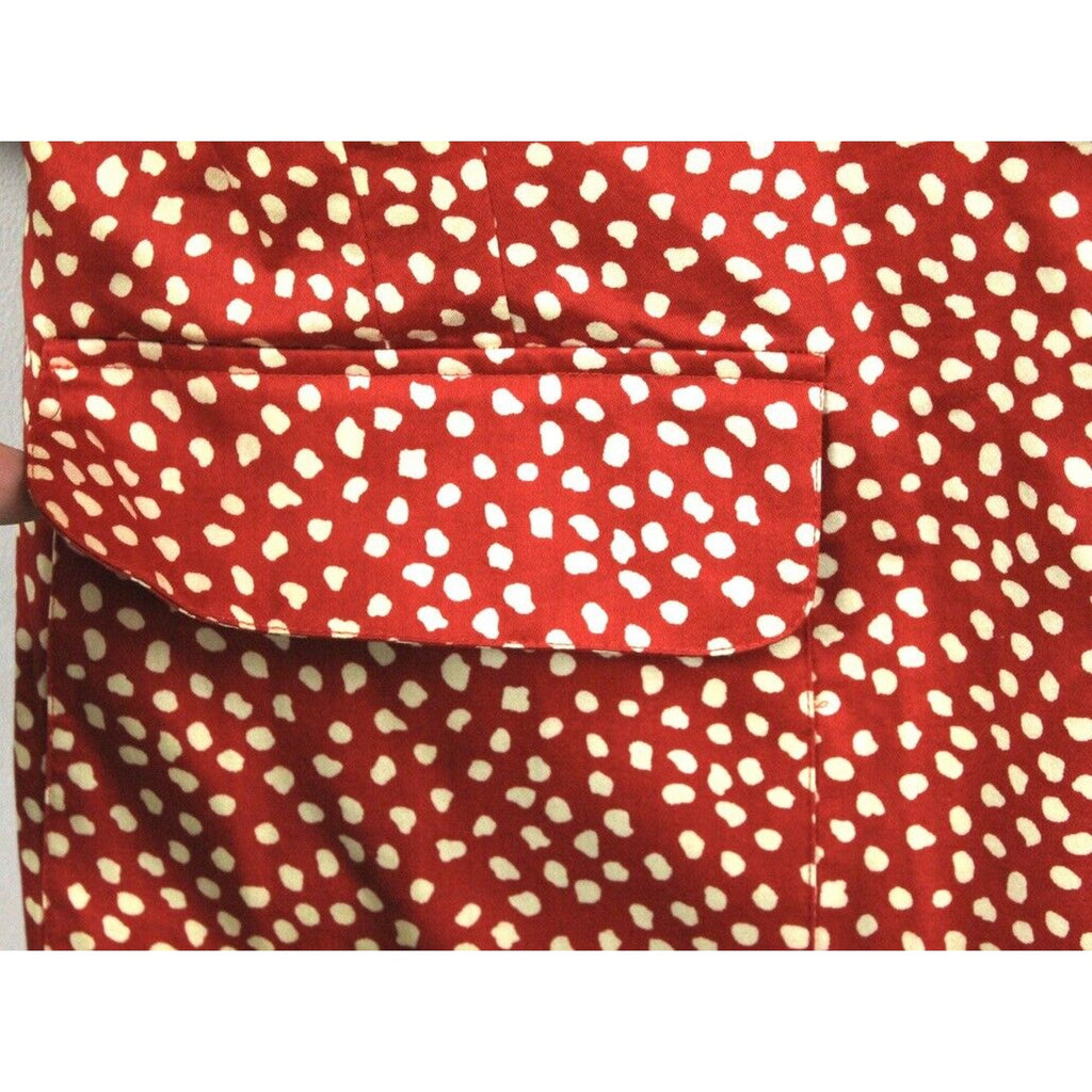 Retro Vtg Bagatelle Shorts Pant Suit 14 Red White Polka Dot NWOT 1980s Power Suit Bagatelle