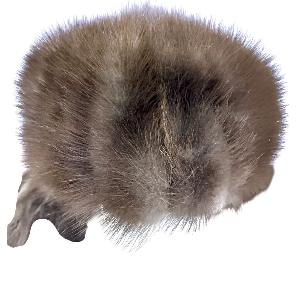 Stunning Alaskan Mink Fur Swing Coat+ Hat Full Length L/XL David Green 90" Sweep Vintage