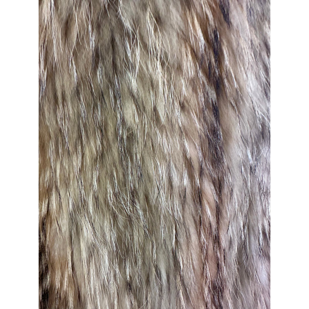 Mob Wife VTG Japanese Tanuki Fur Maxi Coat 1980s Gorgeous condition Sz M Stein's