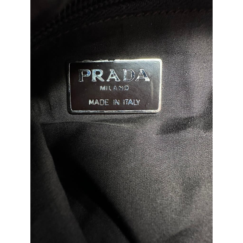 Prada Brown Lamb Leather Tote Large Prada