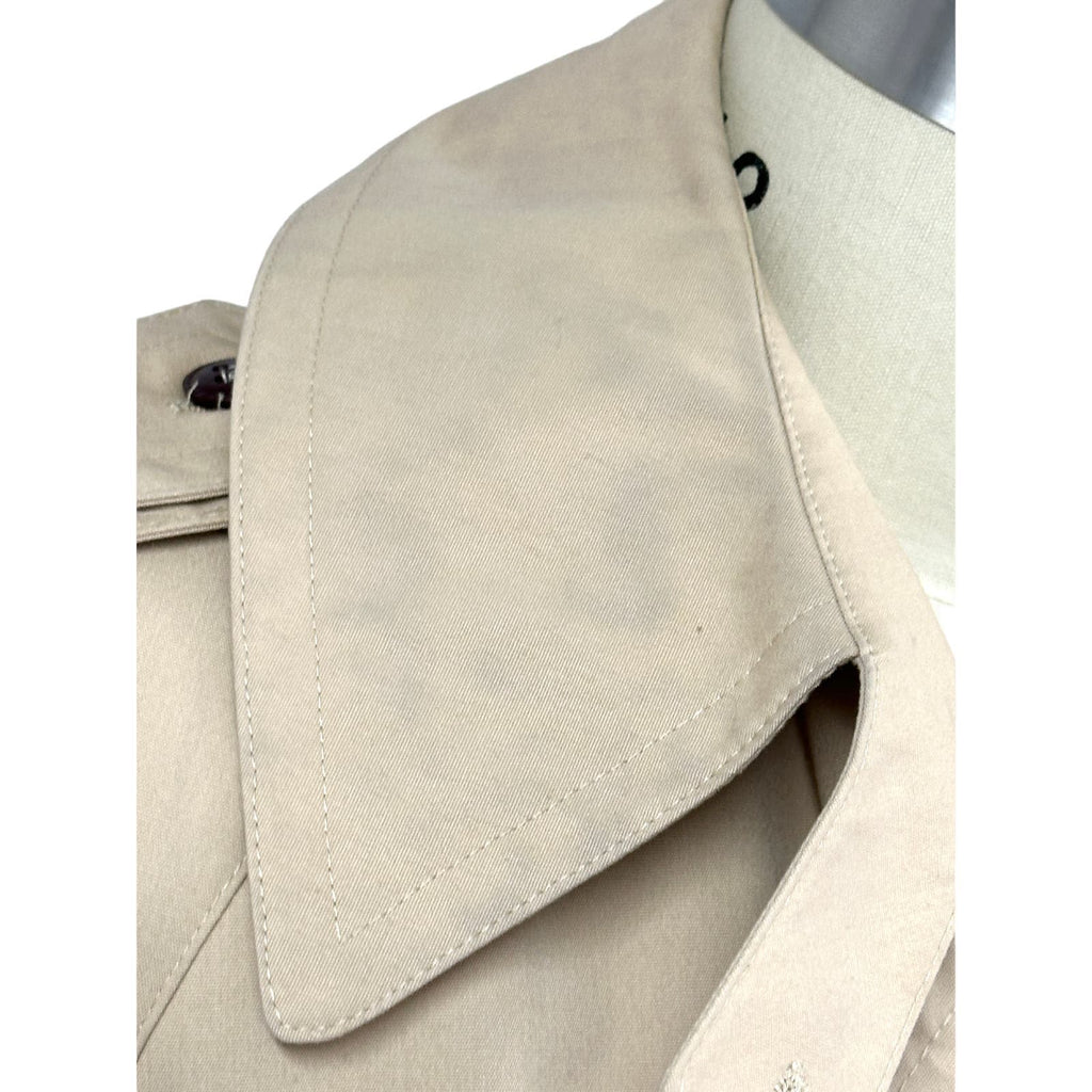 70s VTG Etienne Aigner Trench Coat Double Breasted Fully Lined Belted Womens L Etienne Aigner