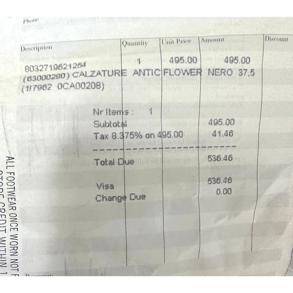 Prada Calzature Donna NIB vtg Stiletto heels nero black Perf Size 37.5/7.5 RARE Prada