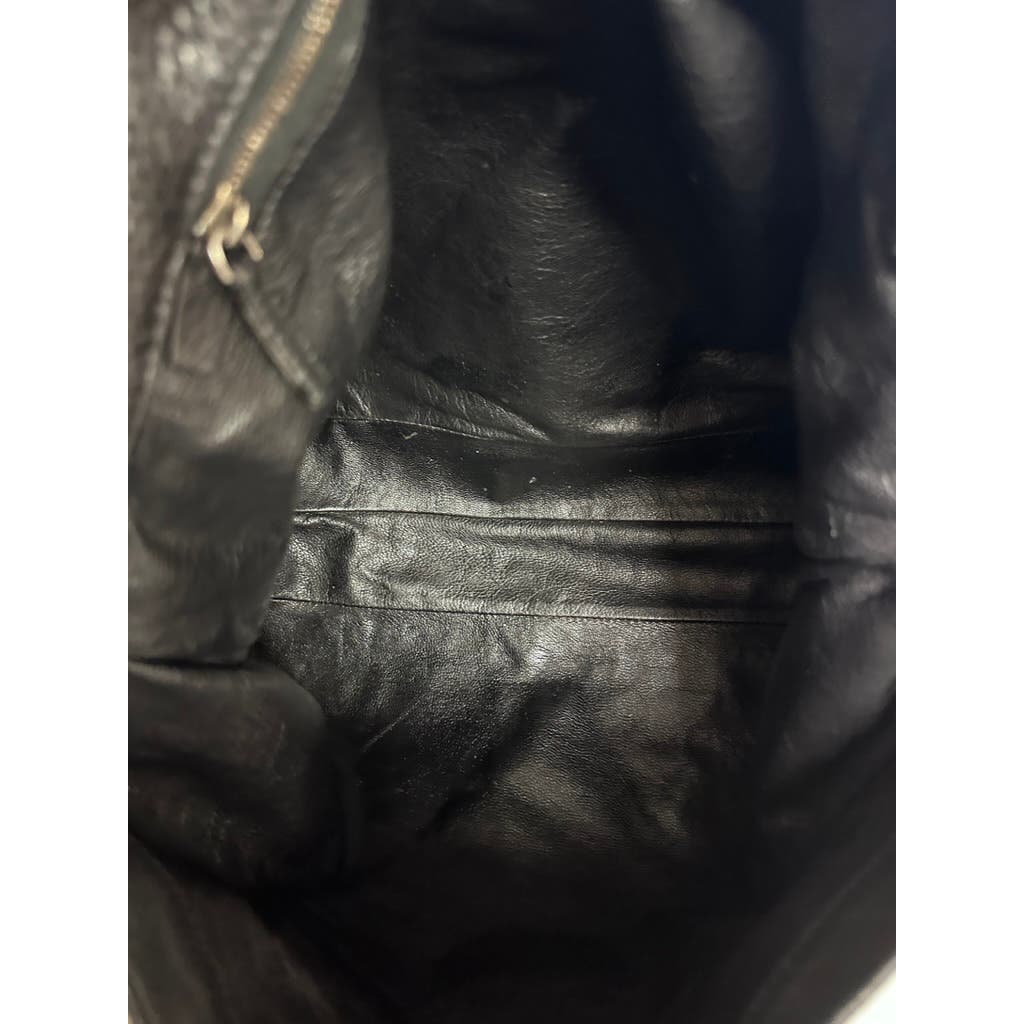 Vintage Prada Leather Shoulder Flap Messenger Bag Large 2001 W/Authenticity card Prada