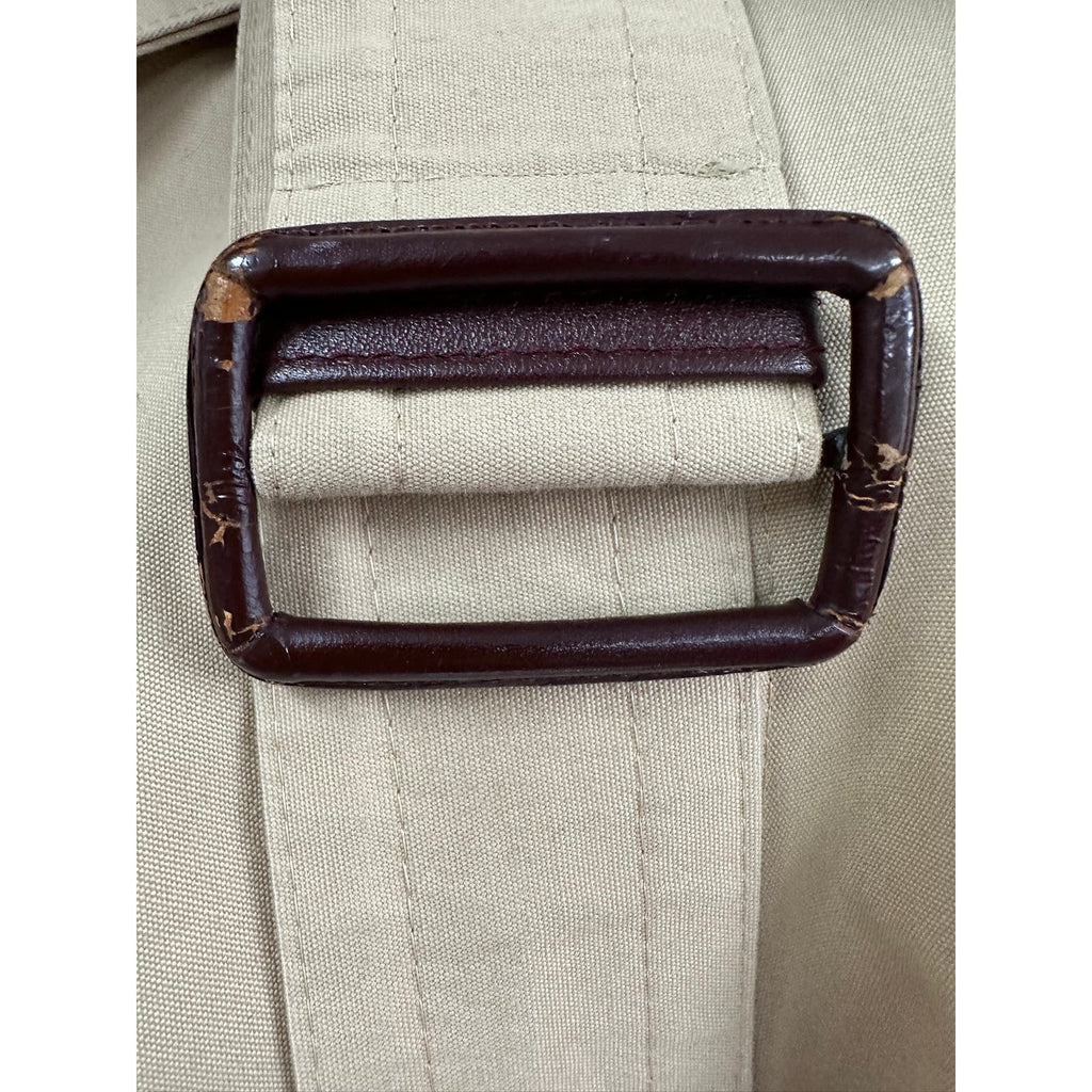 70s VTG Etienne Aigner Trench Coat Double Breasted Fully Lined Belted Womens L Etienne Aigner