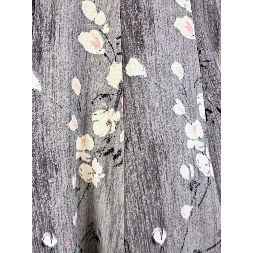 1950s VTG Philmont Sportswear of Miami Grey/Pink Floral Circle Skirt Set M/L Philmont Sportswear