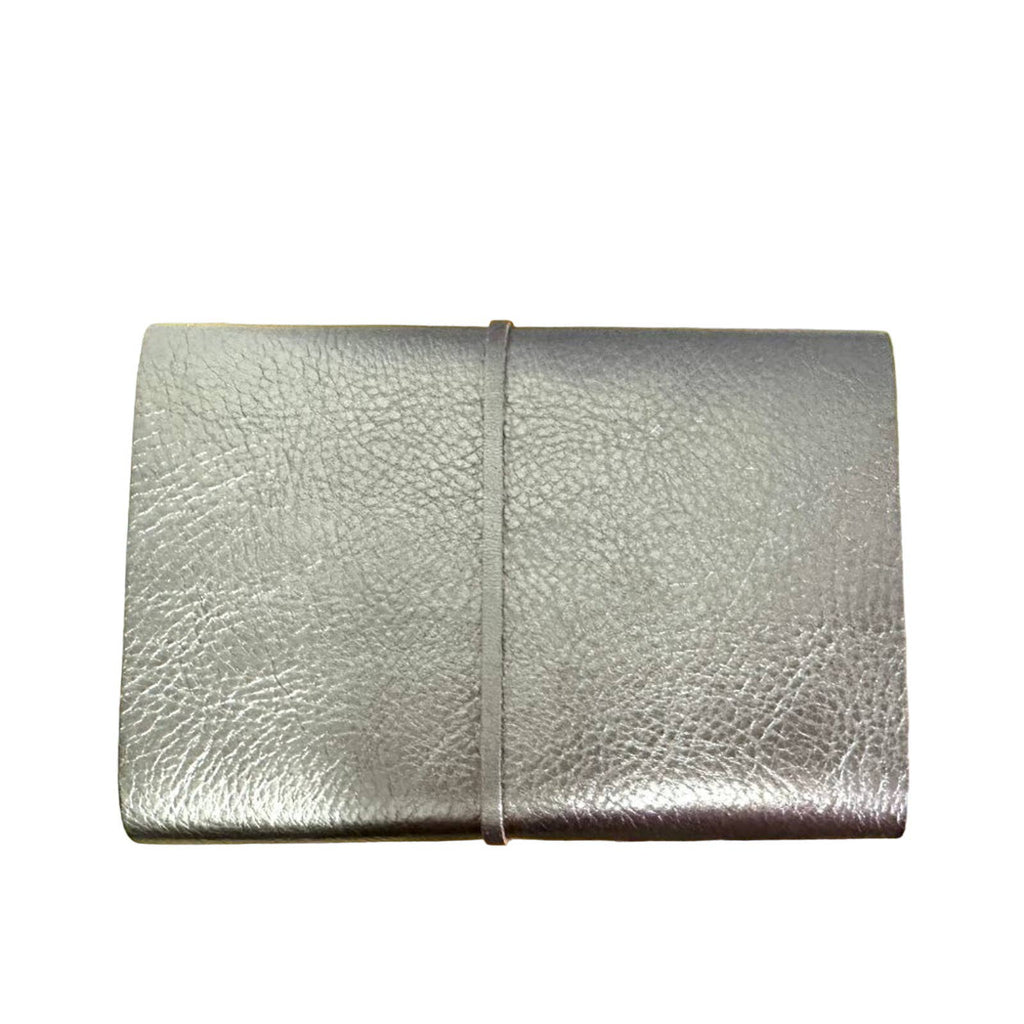 FENDI Vintage Metallic Leather Notebook Planner New in Box Fendi