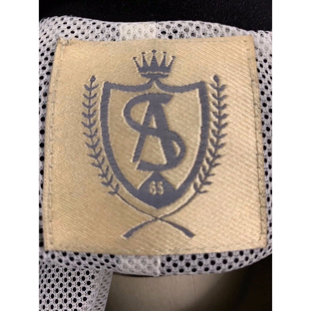 AS65 Black Suede Fringe Moto Jacket Italy NWT 70s Western Rock Glam Small AS65