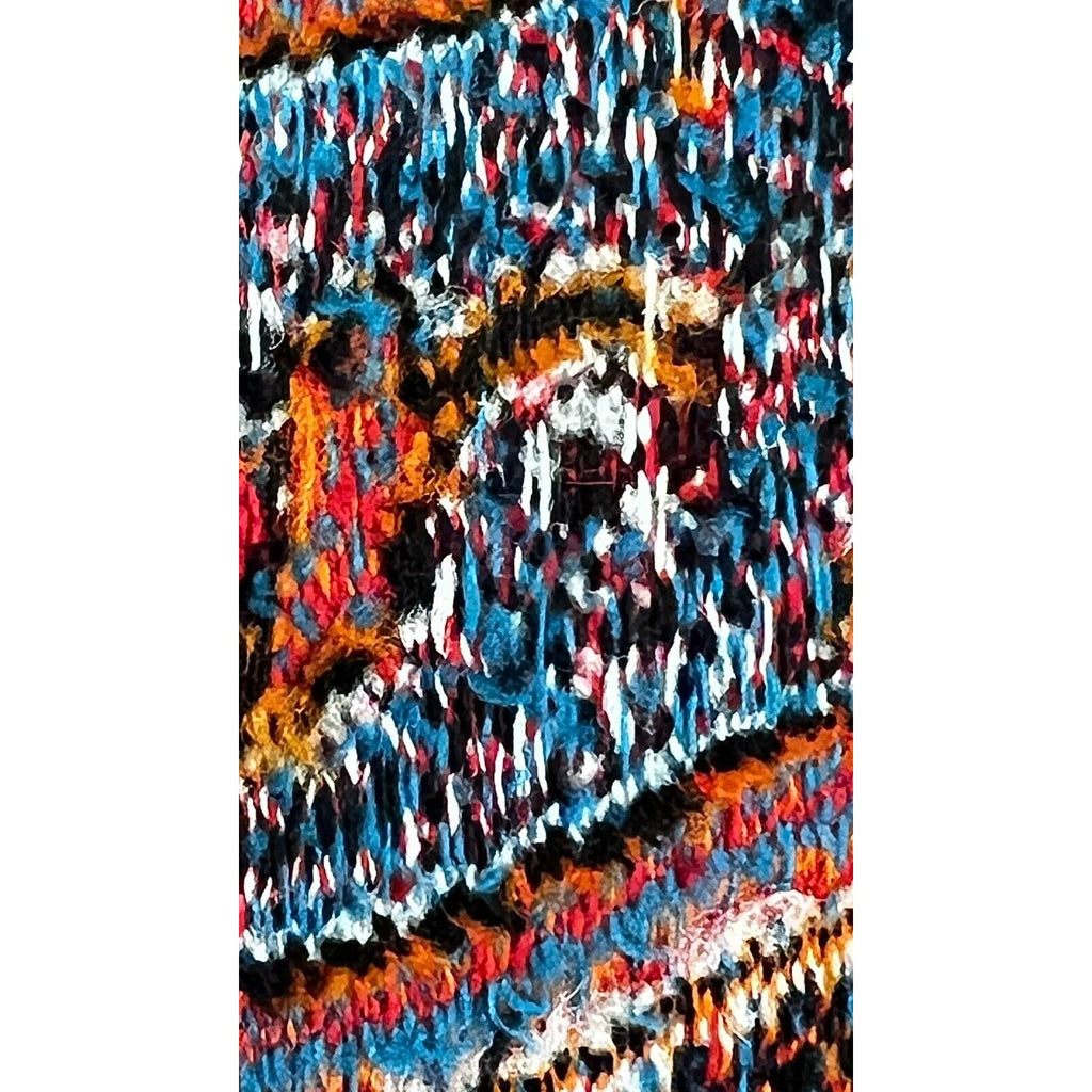 STUNNING Antique Paisley Shawl Tapestry Wool Hand Made 1860s-70s Near Mint Unbranded