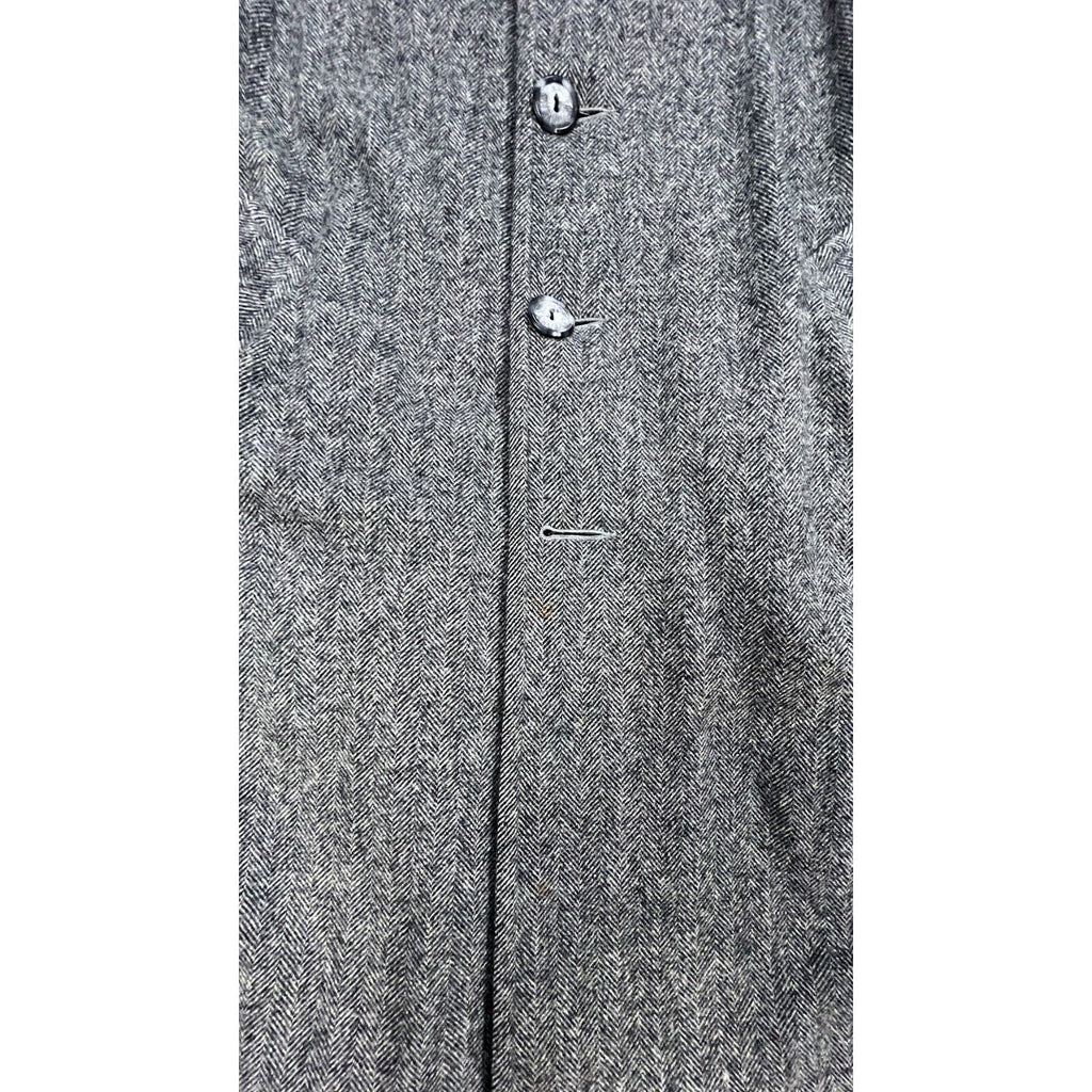 1950s vintage WOOLRICH COAT jacket RARE Car Coat Gray Tweed Sherpa Collar New Arrivals Woolrich