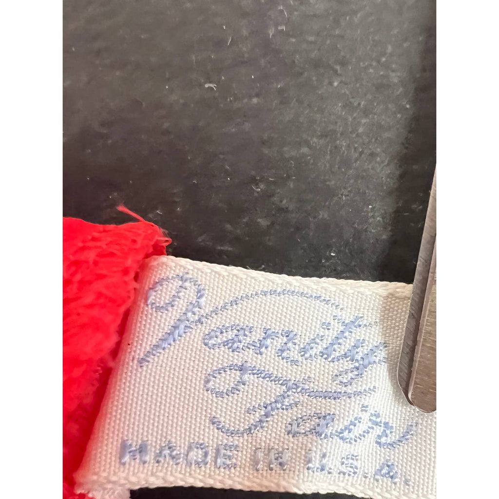 Vintage Vanity Fair 1950s Red Sheer Nylon Tricot Nighty Sexy 2 Layer 34 NWOT Vanity Fair