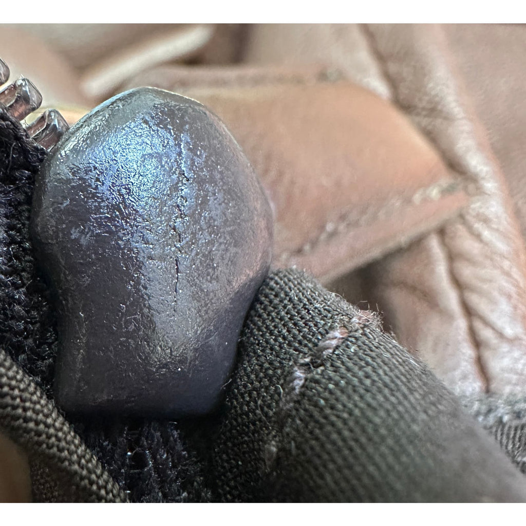 Prada Brown Lamb Leather Tote Large Prada