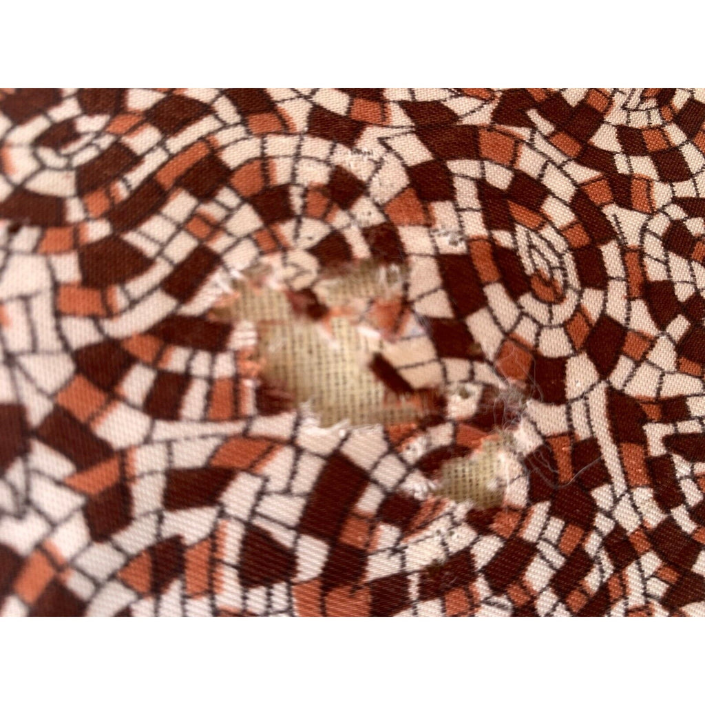 Retro Beaver Fur Patchwork Coat A Line SKirt Raccoon Collar Ultra VTG 70s S M Womens Unbranded