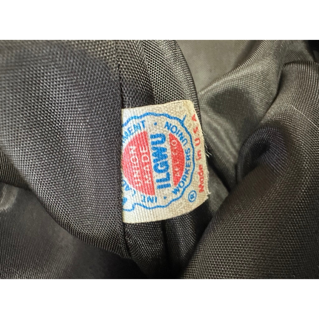 80s Vtg Retro Steve Evans Color Block Wool Coat Womens L Orange Yellow Black coat Steve Evans