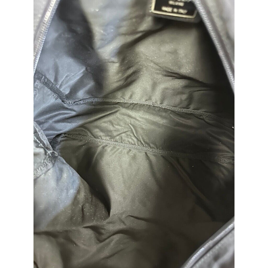 VTG Prada Tessuto Business Bag Black NYLON PRADA LOGO 25 Authentic 14" LARGE PRADA