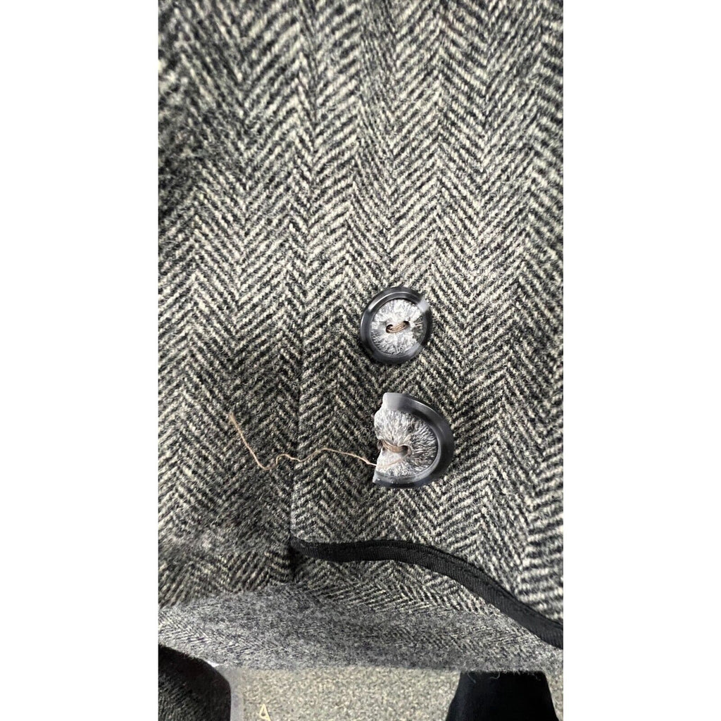 1950s vintage WOOLRICH COAT jacket RARE Car Coat Gray Tweed Sherpa Collar New Arrivals Woolrich