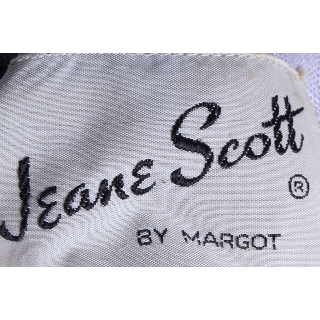 Vintage Jeane Scott Wiggle Dress 1950s Lavender Linen Wisteria Motif Womens S Women's,New Arrivals The Best Vintage Clothing