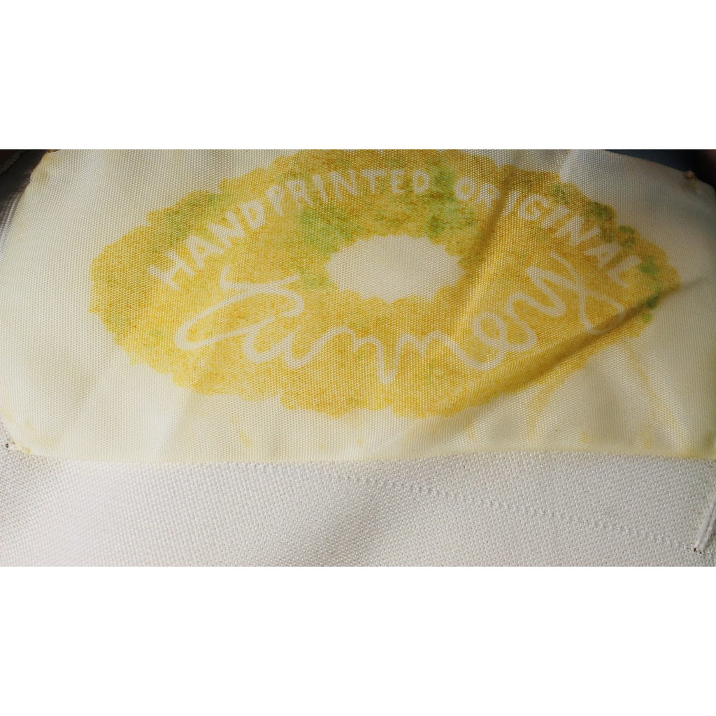 VTG Tummey Hand Block Printed 1970s Dress Shift Hippie womens M Blue The Best Vintage Clothing