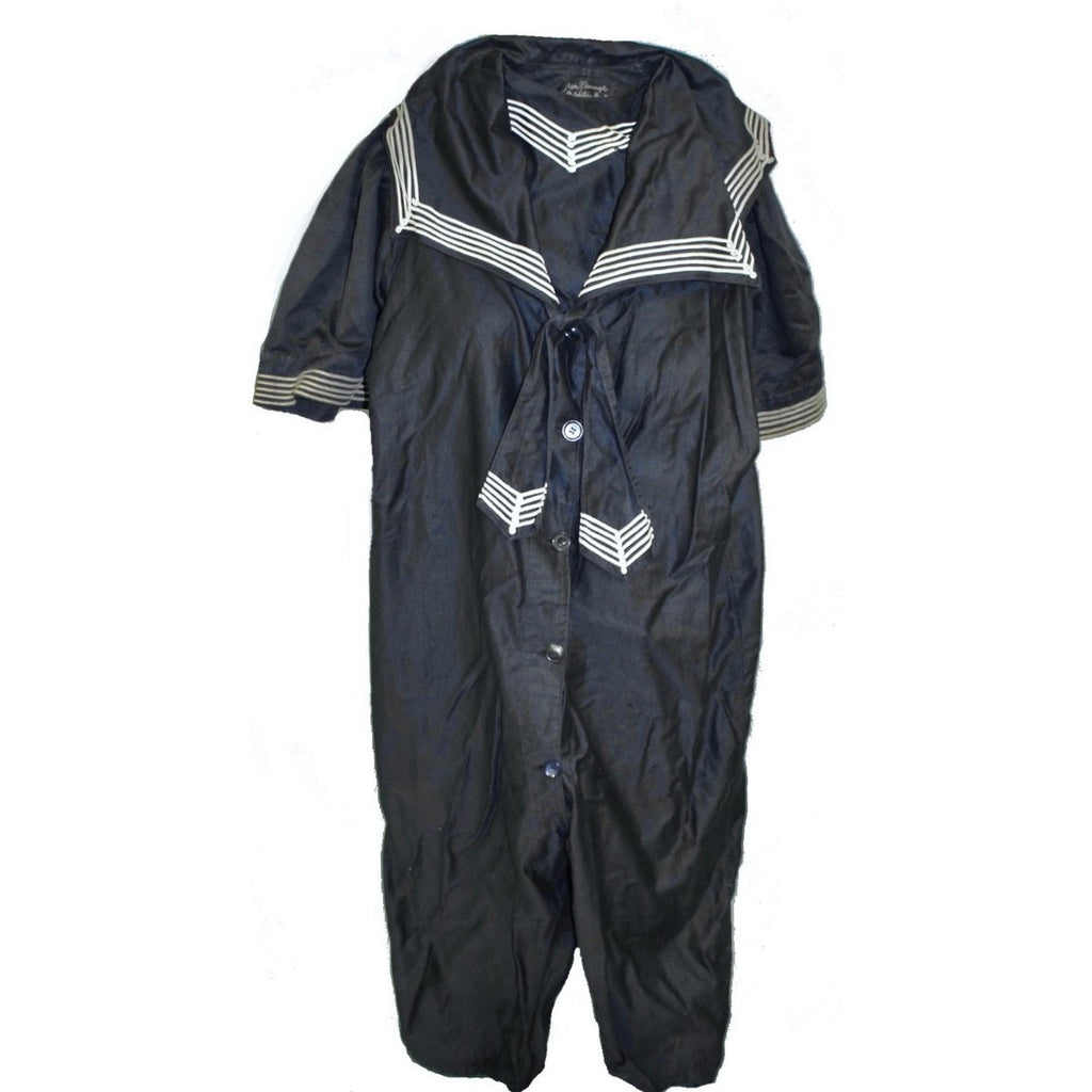 RARE Antique 1890s Swimsuit Dress Ladies 2 PC Cotton John Wanamaker Large swim suit The Best Vintage Clothing