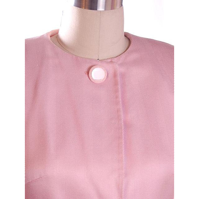 Vintage 1980s Ladies Suit Pink Silk Herbert Grossman Sz 8 Cart2cart Herbert Grossman