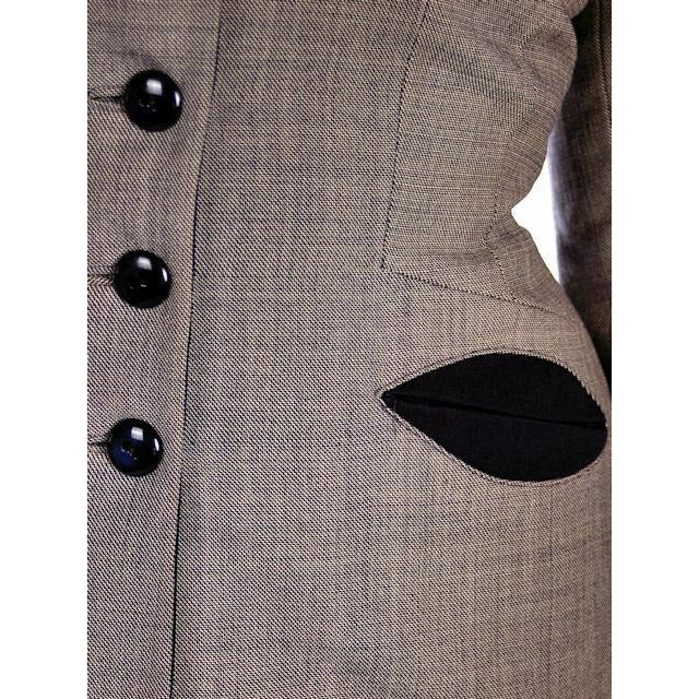 Vintage Ladies Navy/Gray Gotham Blazer Suit Jacket Gotham 1940s Med-Large 38-30 Cart2cart Gotham