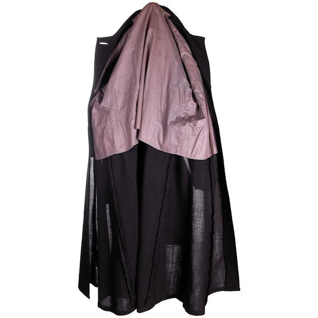 Vintage Ladies Coat Edwardian-Early 1920s Black Serge Wool 44-40-50 Women's The Best Vintage Clothing