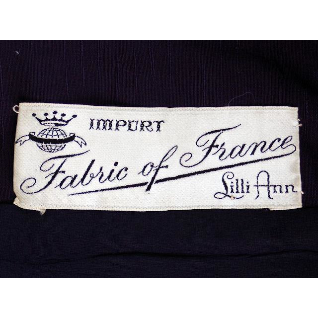 Vintage Ladies Gabardine/Faille Suit Lilli Ann Navy Blue Knockout 1950s Women's,New Arrivals Lilli Ann