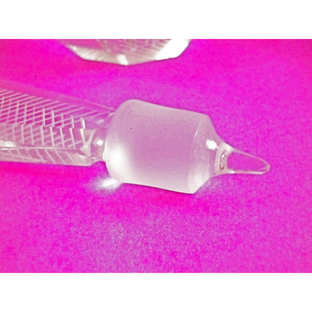 Vintage Lead Cut Crystal Paperweight Perfume Bottle Art Deco Bubble 7.5 Tall Accessories The Best Vintage Clothing