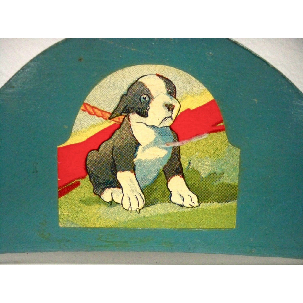 Most Adorable Wooden Childrens Hanger in the World Puppy Decal 1940s Children's,Collectibles,New Arrivals,On Sale The Best Vintage Clothing