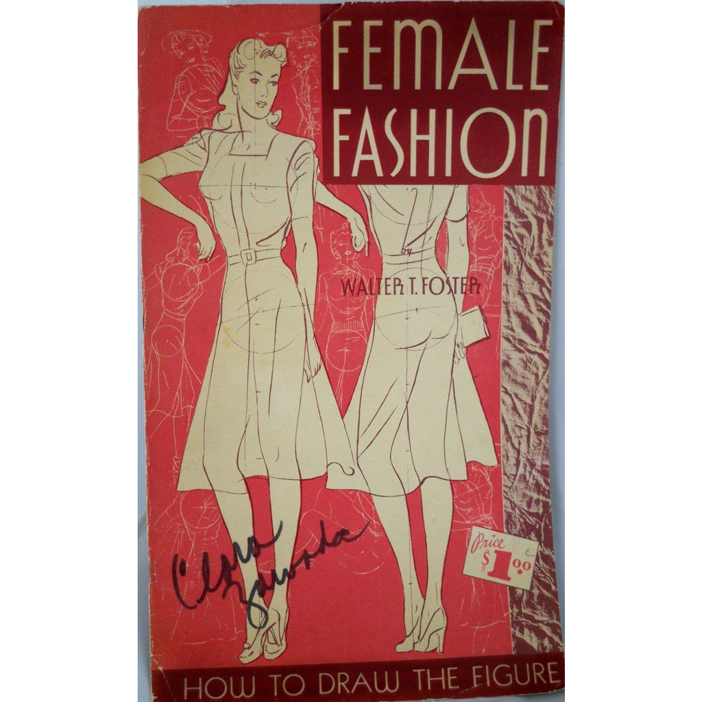 Vintage Fashion Book How To Draw The Female Figure 1940s Collectibles,New Arrivals The Best Vintage Clothing