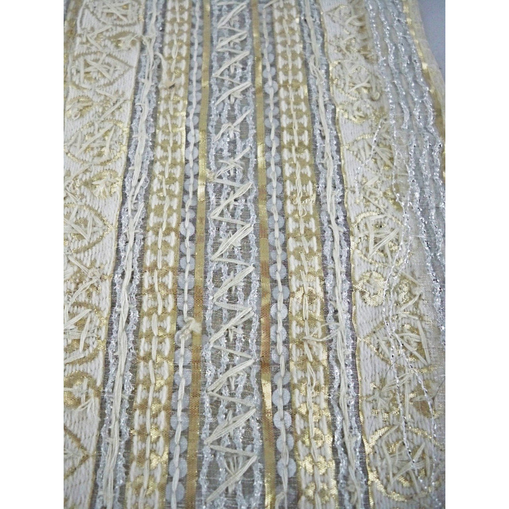 Vintage Panels Rhinestone Studded /Beaded Metallic Silk Brocade 1960s Collectibles,On Sale The Best Vintage Clothing