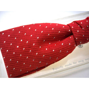 Vintage Mens Bow Tie Red/Silver Metallic 1950s Royal Rust Resistant Men's Vintage,New Arrivals,On Sale The Best Vintage Clothing