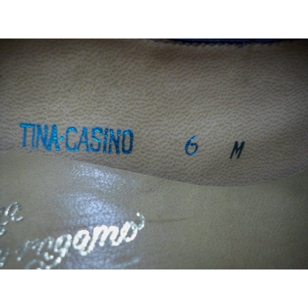 VTG Shoes Pumps Navy Snakeskin Rosina Ferragamo Womens Sz 6 1980 NOS Shoes,On Sale Ferragamo