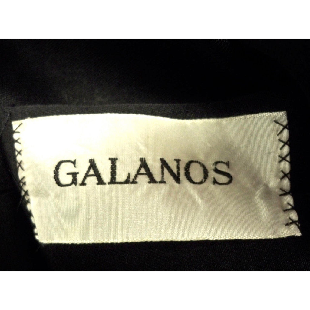Vintage James Galanos Couture Cocktail Dress Black Full Skirt Late 1950s 38-31-Free Women's,New Arrivals Galanos