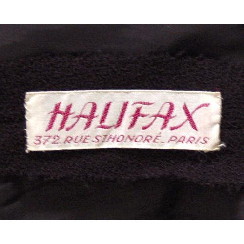 Halifax Paris Vintage Black Wool Boucle Cocktail Dress LBD 1950S 36-30-38 Cart2cart Halifax