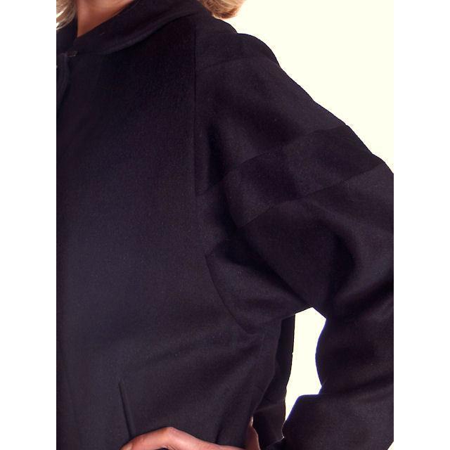 Womens M/L Vintage Black Sack Coat Unique Back Cut Rafi / Beverly 1950S Cart2cart Rafi