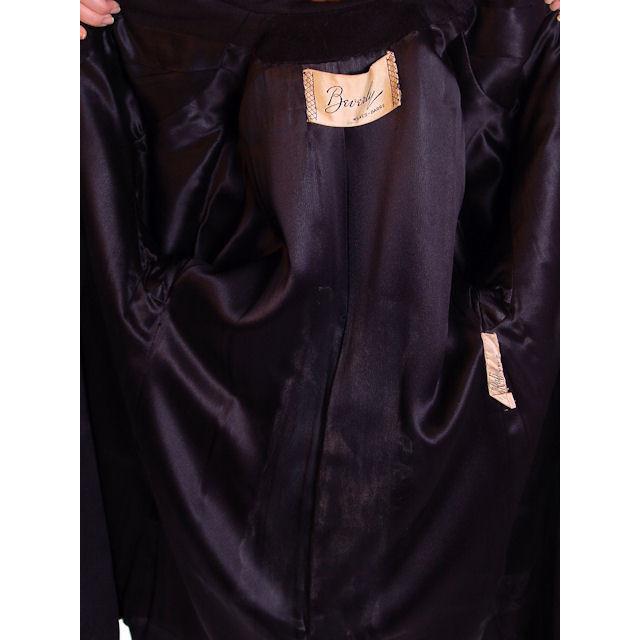 Womens M/L Vintage Black Sack Coat Unique Back Cut Rafi / Beverly 1950S Cart2cart Rafi