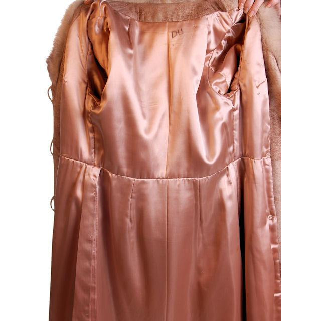 Vintage Mottled Beige Suede Trench Coat Fox Collar 1970S Medium Cart2cart Rajac