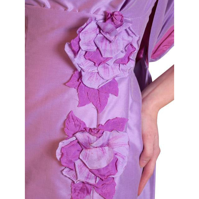 Vintage Dress & Coat Purple Changeable Taffeta 1950s 32-25-35 Cart2cart The Best Vintage Clothing