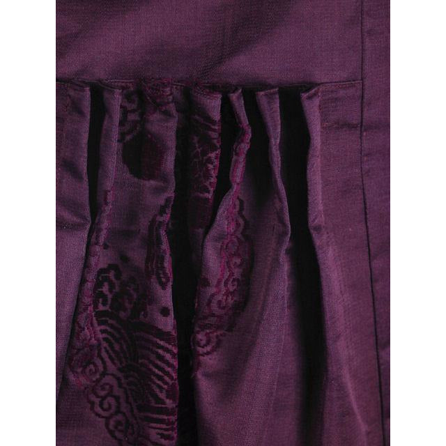 Vintage Aubergine Silk Evening Coat Created 1960s of Antique Fabric Provenance S Cart2cart The Best Vintage Clothing