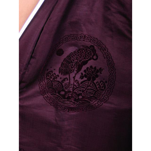 Vintage Aubergine Silk Evening Coat Created 1960s of Antique Fabric Provenance S Cart2cart The Best Vintage Clothing